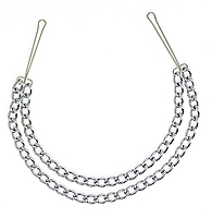 Nippelklemmen Metall mit Kette