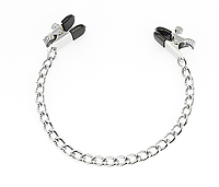 Nippelklemmen Metall mit Kette