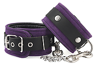Handschellen Velours lila