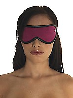 Augenmaske Velours rosa