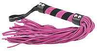 Peitsche Velours rosa