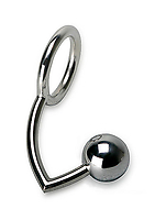 Cockring mit Anal-Kugel