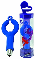 4US Silikon-Vibrator blau