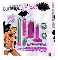 Burlesque-Rose Vibrator-Kit, 8-tlg.