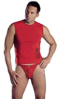 COLLECTION X Passion Shirt rot-schwarz