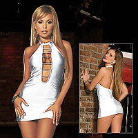 E.L. Sexy Seductress Dress white