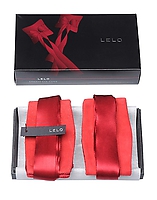 LELO Etherea Silk Cuffs red