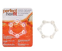 Perfect Hexfit Cockring clear