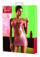 Red Corner Minikleid Herzchen pink