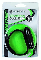 SPARTACUS Vibrating Leather Cockring