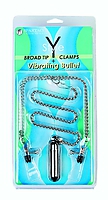 SPARTACUS Y-Style Nipple Clamp with Vib.