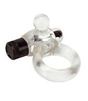 Vibro-Ring Clitoral Probe clear