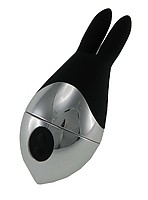 Ki-Wi-Vibrator Tweet 2ears black/chrome