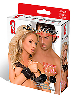 LUX FETISH Love Cuffs black
