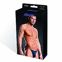 BLUE LINE Performance Microfiber String Bikini blue S/M