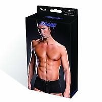 BLUE LINE Performance Microfiber Lace-Up Trunk blk S/M