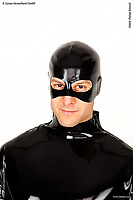 Latexhalbmaske für Männer