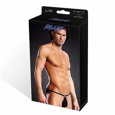BLUE LINE Microfiber Pouch Bikini schwarz
