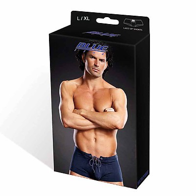 BLUE LINE Microfiber Pinstripe Trunk blau