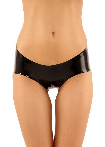 Latexslip pofrei mit Schnürung