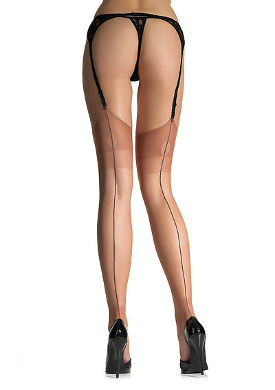 Ultra Sheer Backseam Stockings Reinforced Toe And Heel