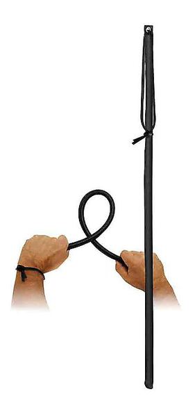 Rohrstock lederüberzogen schwarz