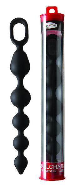 MALESATION Ballchain medium black
