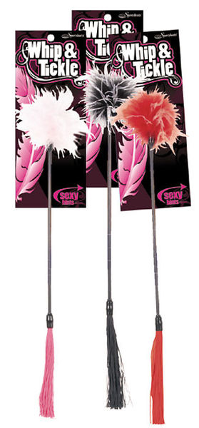 SPORTSHEETS Whip & Tickle pink/white