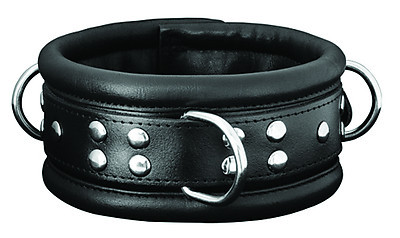 XXdreamSToys Leder-Halsfessel breit schwarz