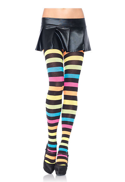 Rainbow Acrylic Tights