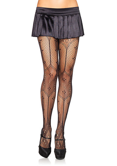 Medallion Crochet Net Pantyhose