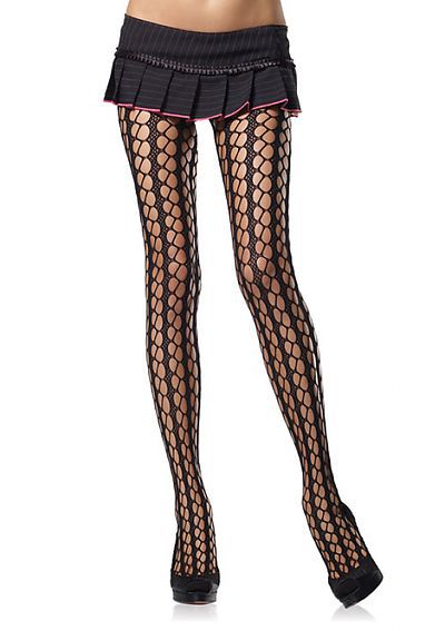 Seamless Warning Net Pantyhose