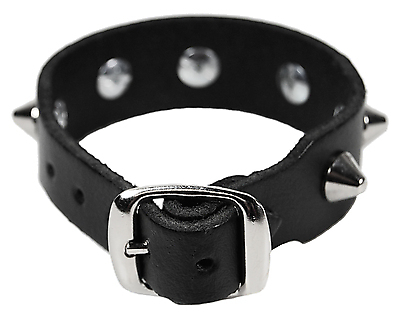 Lederarmband - 1 R. Spitznieten mit Schrauben