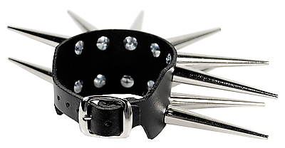 Lederarmband - 2 reihig - 5,5 cm Conenieten & Schraub