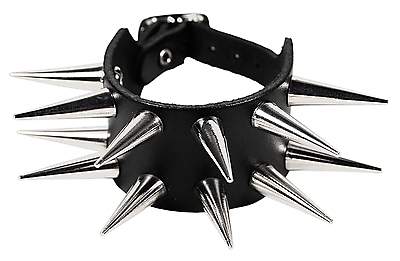 Lederarmband - 2 R. 3 cm Conenieten - Schrauben