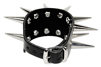 Lederarmband - 2 R. 3 cm Conenieten - Schrauben