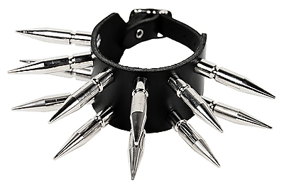 Lederarmband - 2 R. 4,5 cm Killernieten m. Schrauben