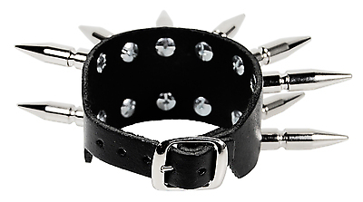 Lederarmband - 2 R. 3,5 cm Killernieten m. Schrauben