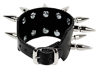 Lederarmband - 2 R. 2,5 cm Killernieten m. Schrauben