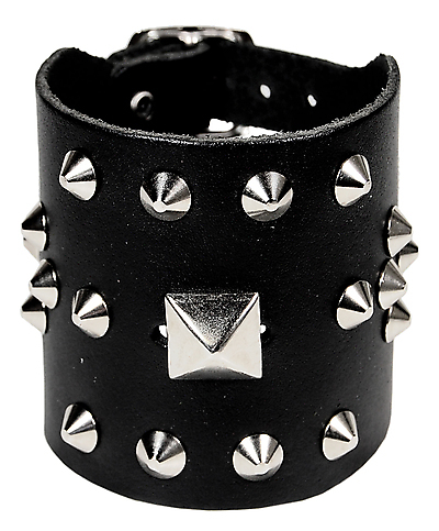 Lederarmband / Spitznieten