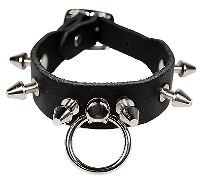 Lederarmband / 1 R. Killernieten mit Ring