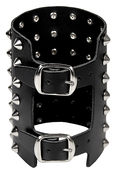 Lederarmband / 7 R. Spitznieten