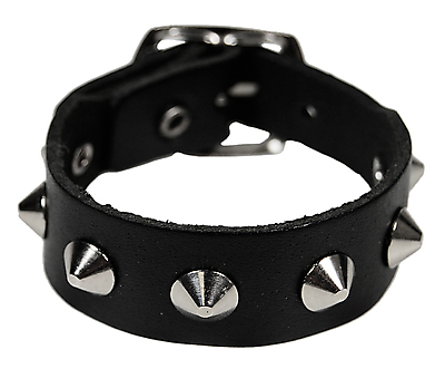 Lederarmband / 1 R. Spitznieten