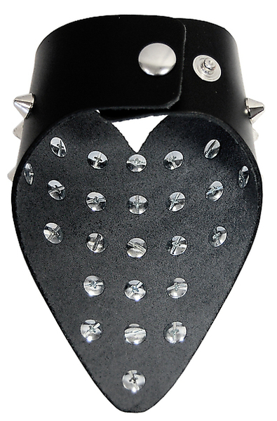 Kunstlederarmband / Spitznieten