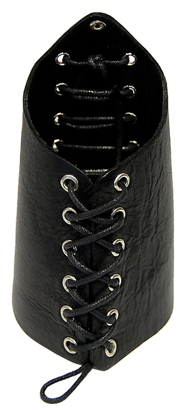 Armmanschette aus Leder mit Schnürung