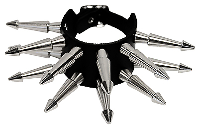 Lederarmband / 2 R. 4,5 Cm Conekillernieten