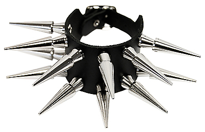 Lederarmband / 2 R. 4,5 Cm Conenieten