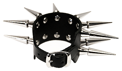 Lederarmband / 2 R. 4,5 Cm Conenieten