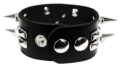 Kunstlederarmband / Killer & Pyramidennieten