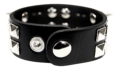 Kunstleder-Armband doppelreihig